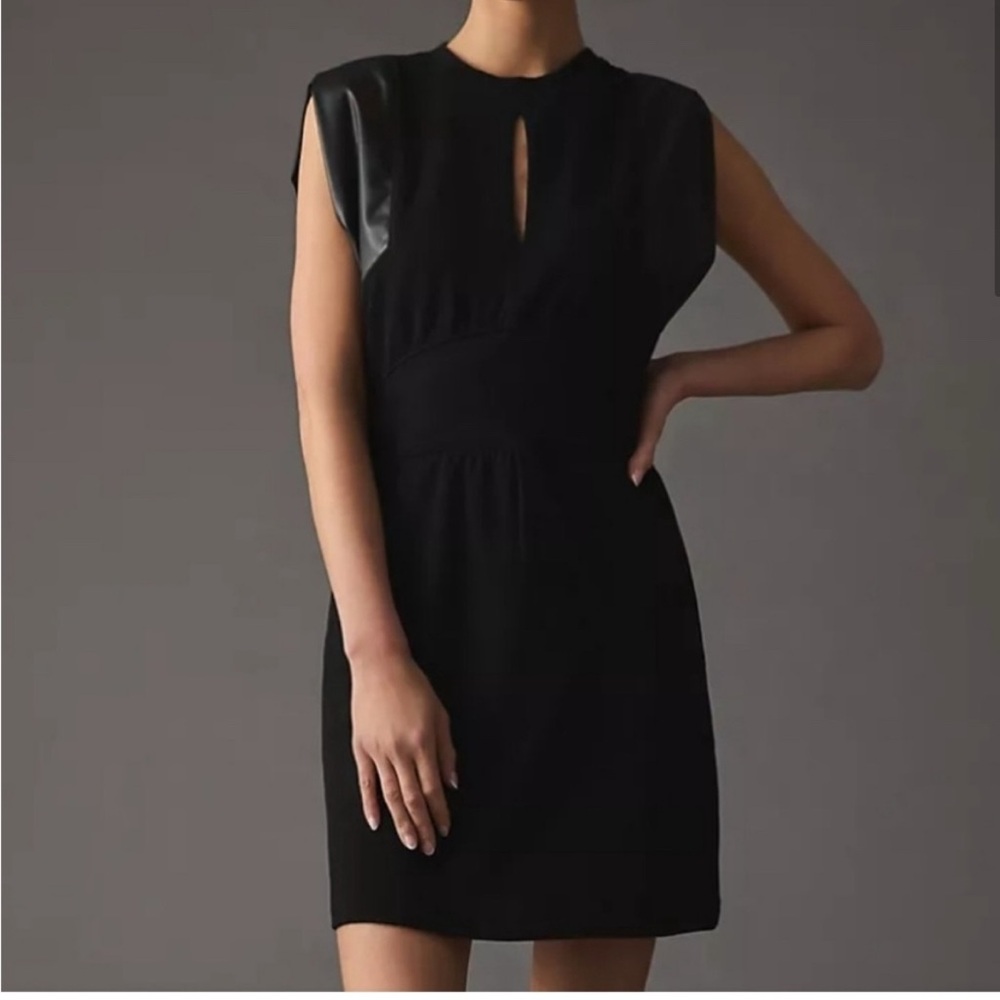 Anthropologie Grey State Vegan Sleeveless‎ Mini Rue Dress size small